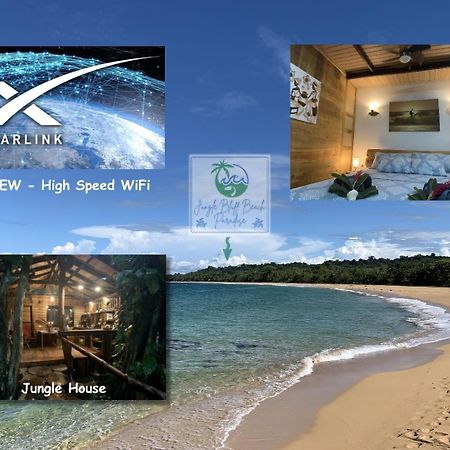 Jungle Bluff Beach Paradise - Jungle House&Clamping Bocas del Toro Exterior foto