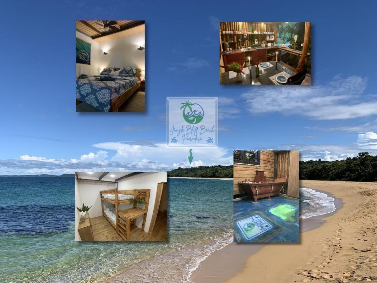 Jungle Bluff Beach Paradise - Jungle House&Clamping Bocas del Toro Exterior foto